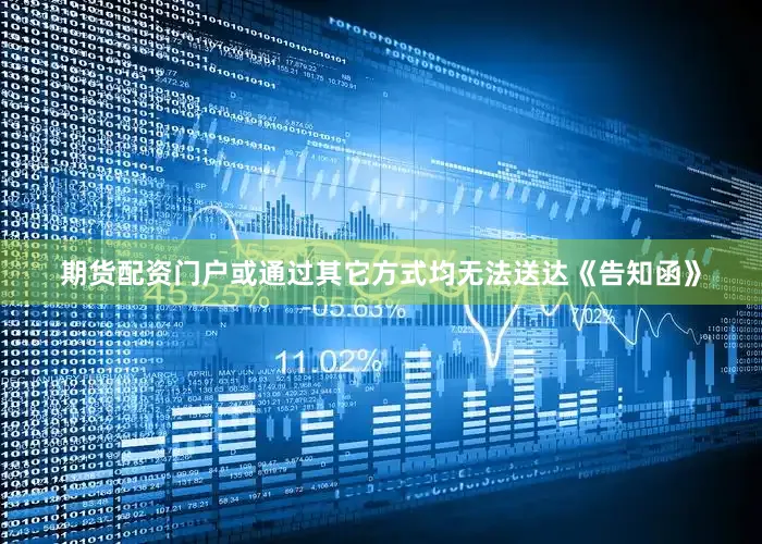 期货配资门户或通过其它方式均无法送达《告知函》