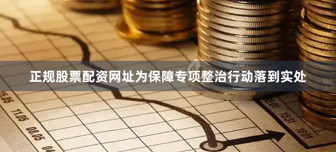 正规股票配资网址为保障专项整治行动落到实处